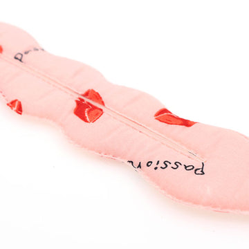 Rabbit Ear Fabric Bun Maker Red Lips Pink